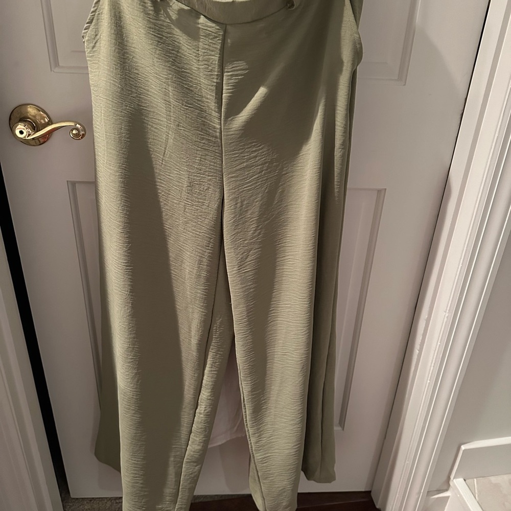 Olive Green Women's Pants